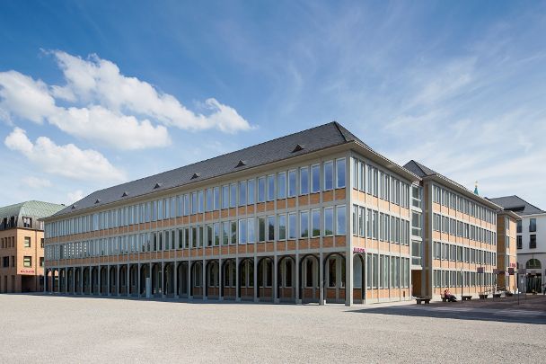 Gebäude der L-Bank in Karlsruhe