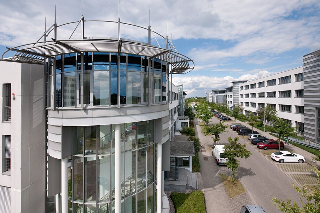 Gebäude Technologiepark Karlsruhe.