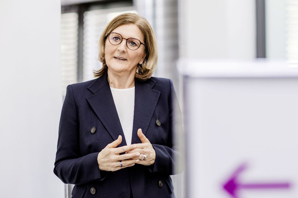 Edith Weymayr, Vorsitzende des Vorstands der L-Bank.