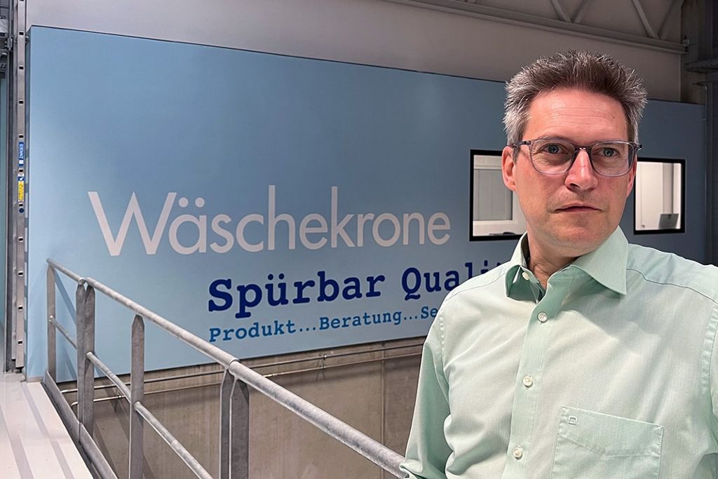 Der Geschäftsführer von Wäschekrone